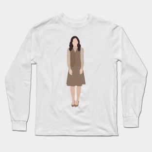 the good place neutral janet illustration Long Sleeve T-Shirt